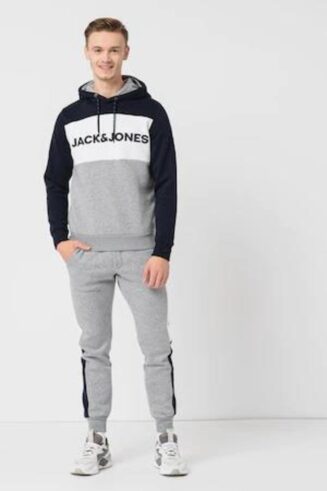 خرید مستقیم از ترکیه و ترندیول سویشرت مردانه برند جک اند جونز Jack & Jones با کد 3KESWBS33871GIB