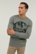 خرید مستقیم از ترکیه و ترندیول سویشرت مردانه برند ترندیول Lumberjack با کد M-CG556 NATURE SWEATSHIRT