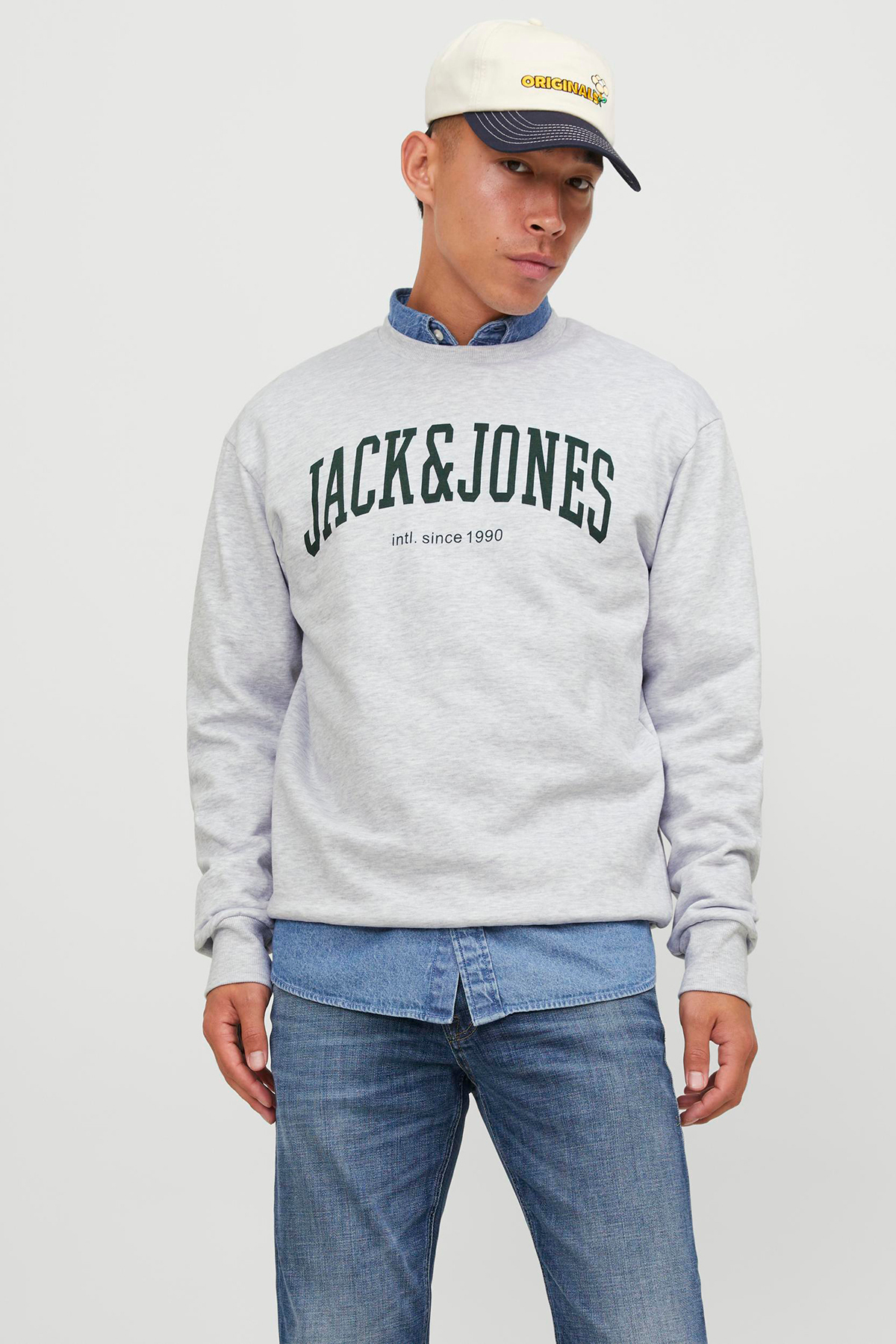 خرید مستقیم از ترکیه و ترندیول سویشرت مردانه برند جک اند جونز Jack & Jones با کد 12248431