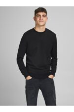 خرید مستقیم از ترکیه و ترندیول بافت و پلیور مردانه برند جک اند جونز Jack & Jones با کد 12181903-Black