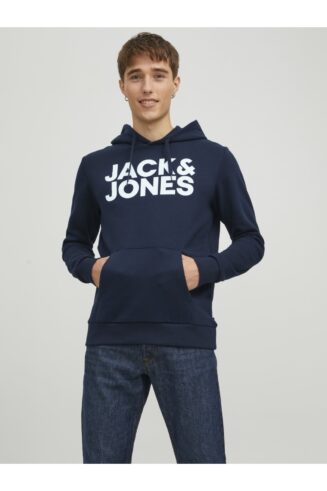 خرید مستقیم و آسان از ترندیول ترکیه سویشرت مردانه برند جک اند جونز Jack & Jones با کد 12152840-NVY