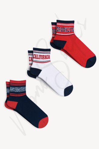 خرید مستقیم و آسان از ترندیول ترکیه جوراب اسپورت زنانه برند  Mono Socks با کد MN-COLLEGE1