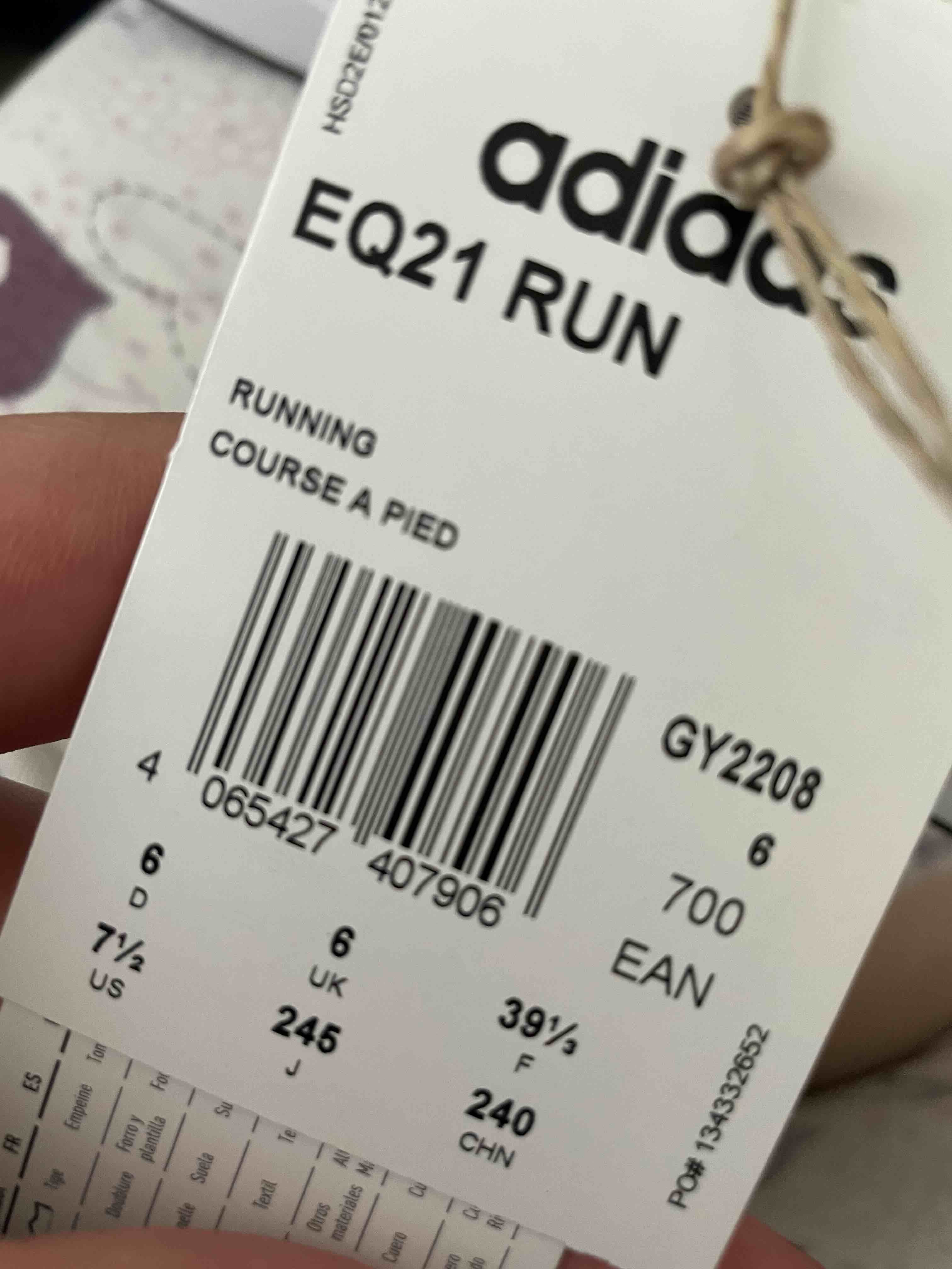 کتانی رانینگ زنانه خاکستری آدیداس adidas WF307 photo review