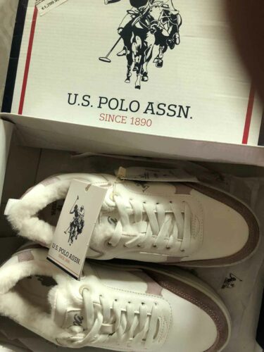 اسنیکر زنانه سفید یو اس پلو U.S. Polo Assn. GEZZA 3PR photo review