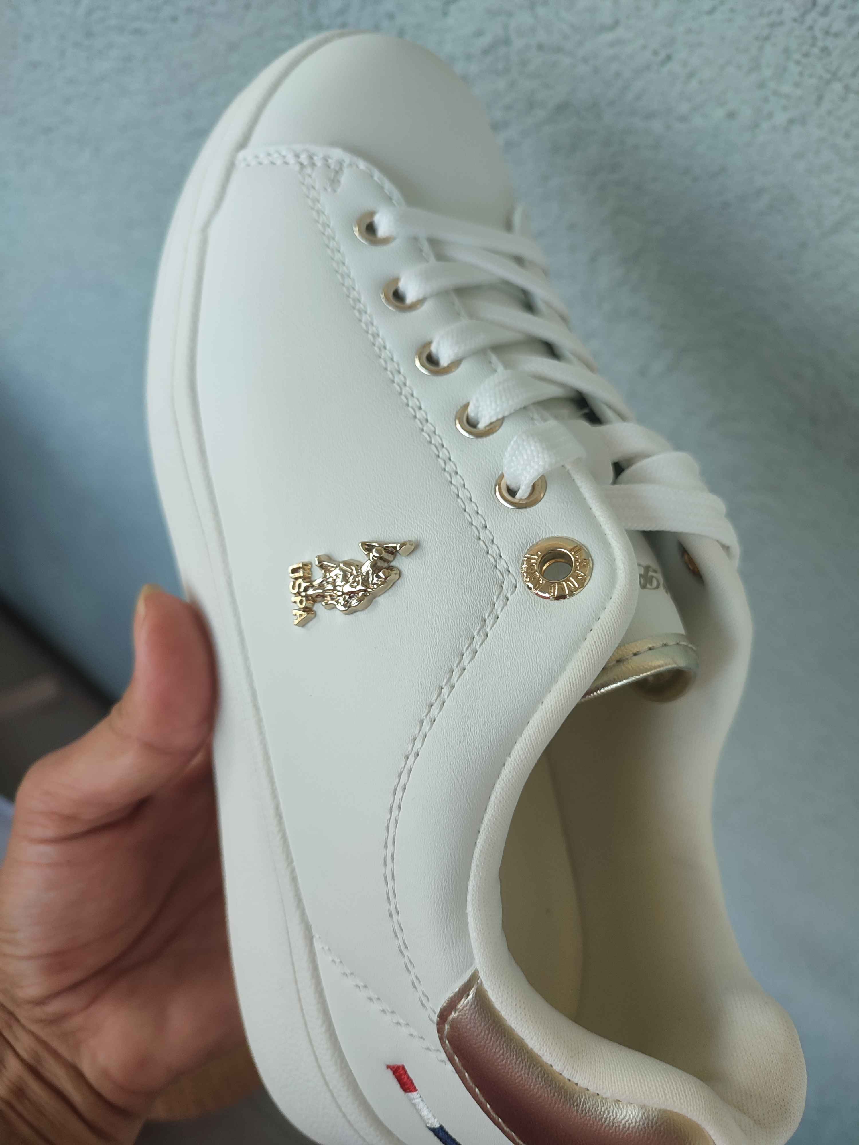 اسنیکر زنانه بژ یو اس پلو U.S. Polo Assn. Pelo photo review