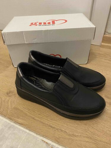 کفش کژوال زنانه مشکی  LEMOSSA SHOES lemossa gnd 209 lastikli photo review