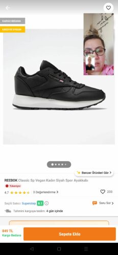 اسنیکر زنانه مشکی ریبوک Reebok GX8692 photo review