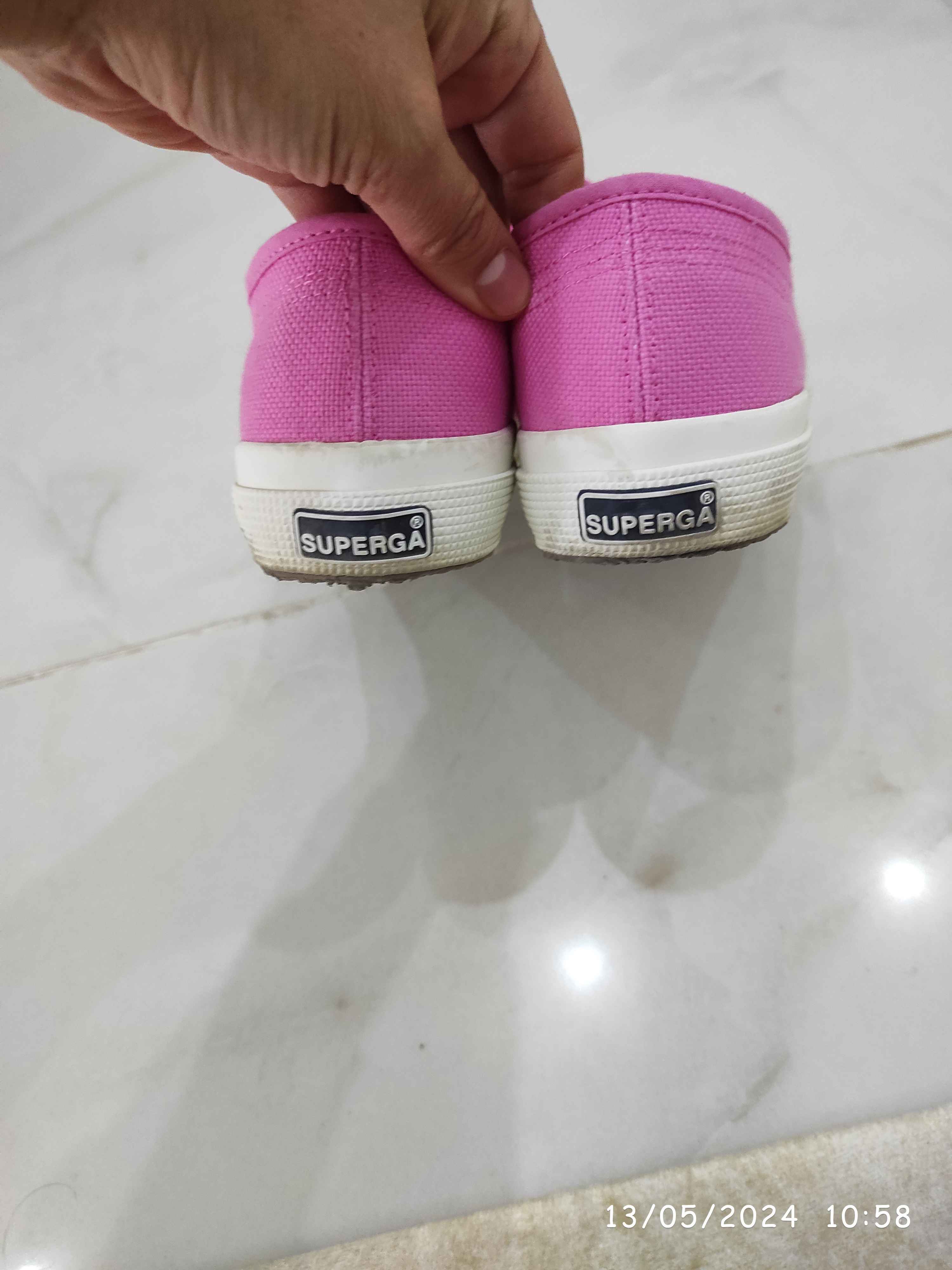 اسنیکر زنانه صورتی سوپرگا Superga S000010 photo review