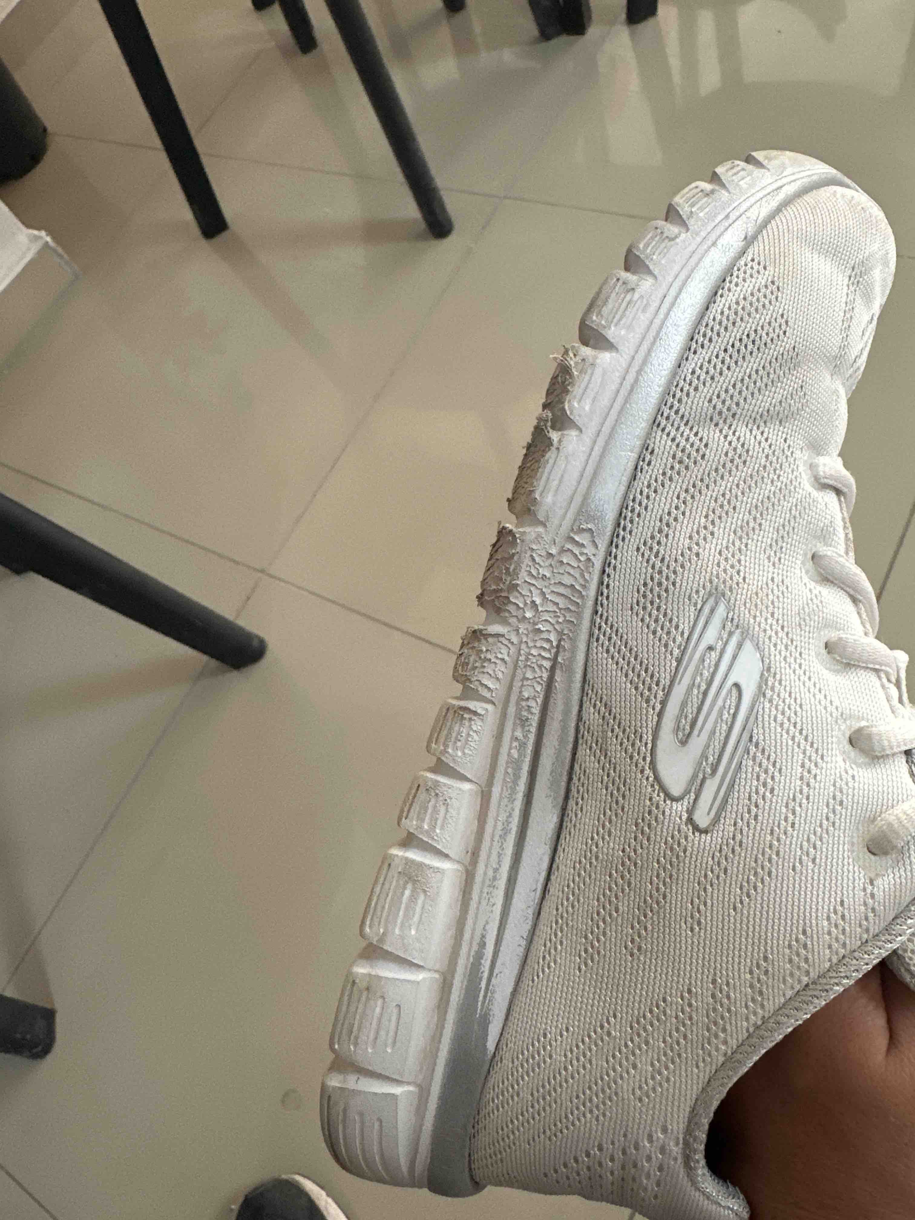 اسنیکر زنانه سفید اسکیچرز Skechers 12615 WSL photo review