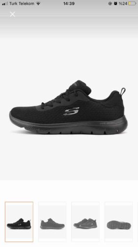 کتانی رانینگ زنانه مشکی اسکیچرز Skechers 88888316TKBBK photo review