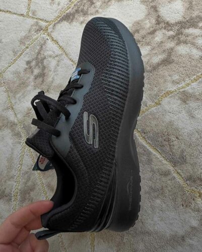 اسنیکر زنانه مشکی اسکیچرز Skechers 149758bbk photo review