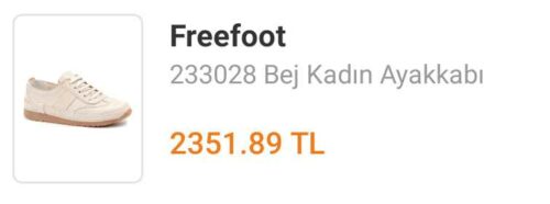 کفش کژوال زنانه بژ  Freefoot P4440S3933 photo review