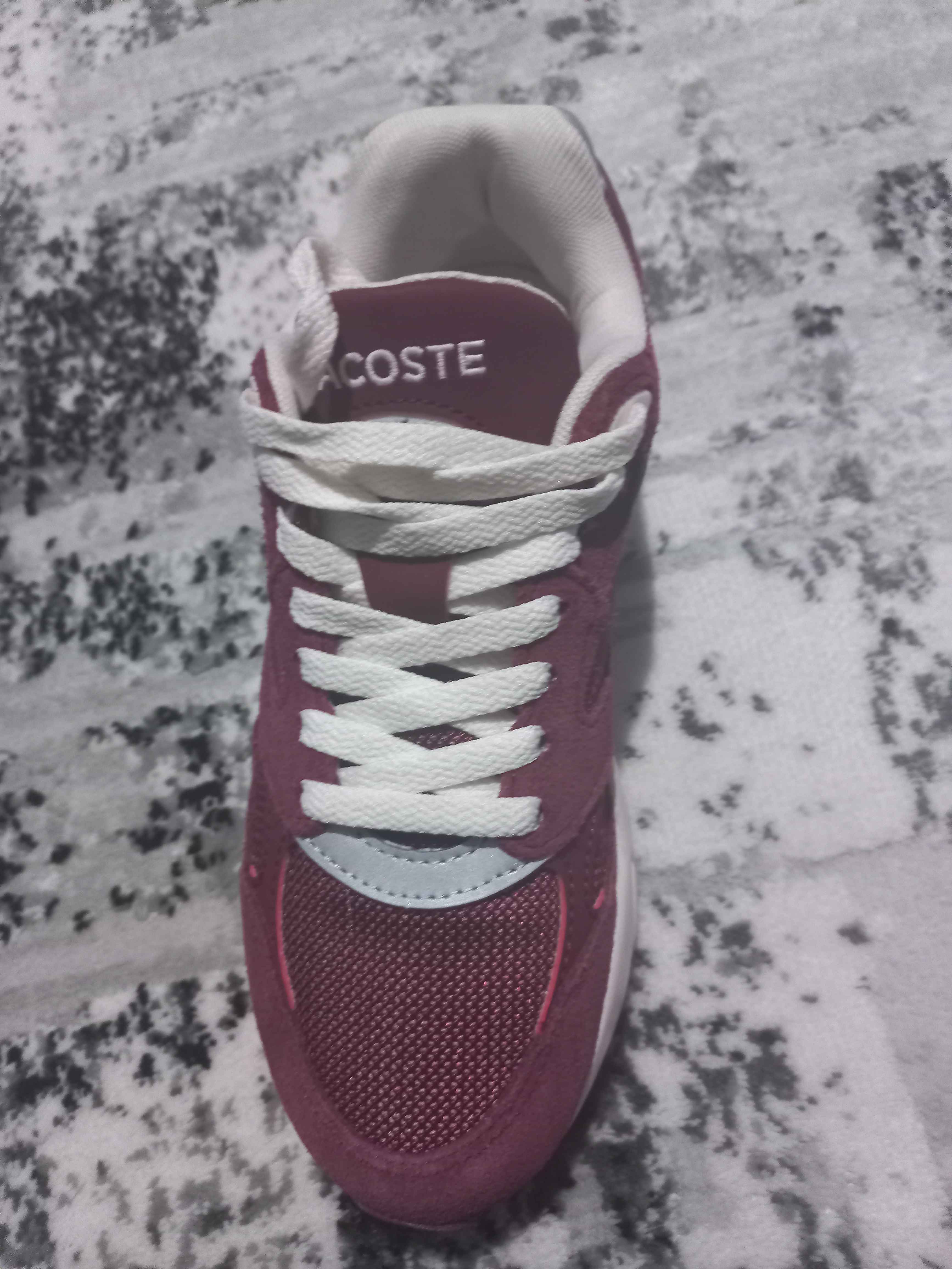 اسنیکر زنانه بورگوندی لاکوست Lacoste 746SFA0010 photo review