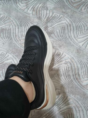 کتانی رانینگ زنانه مشکی اسکیچرز Skechers 177575 BLK photo review