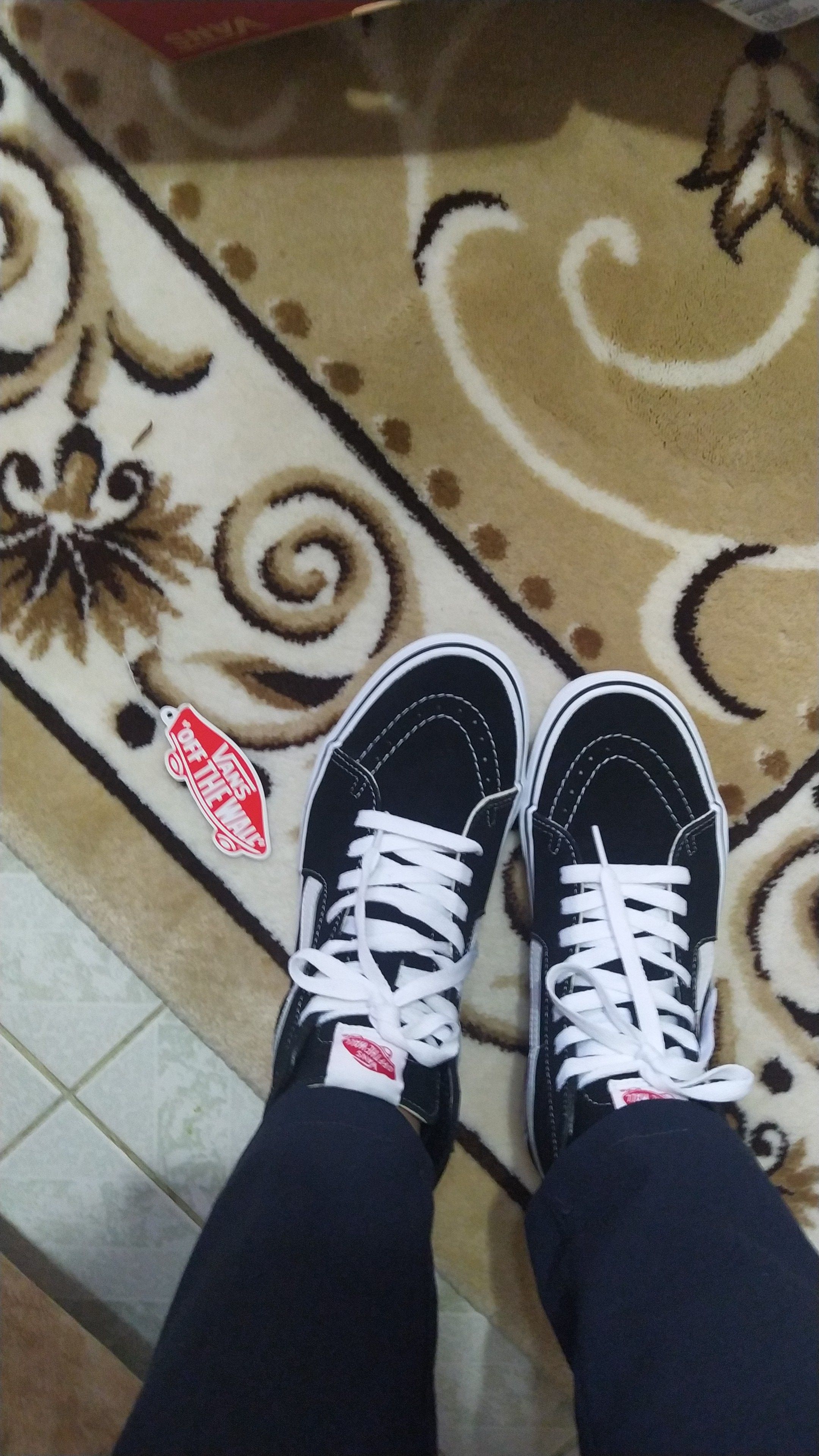 اسنیکر زنانه مشکی ونس Vans VD5IB8C photo review