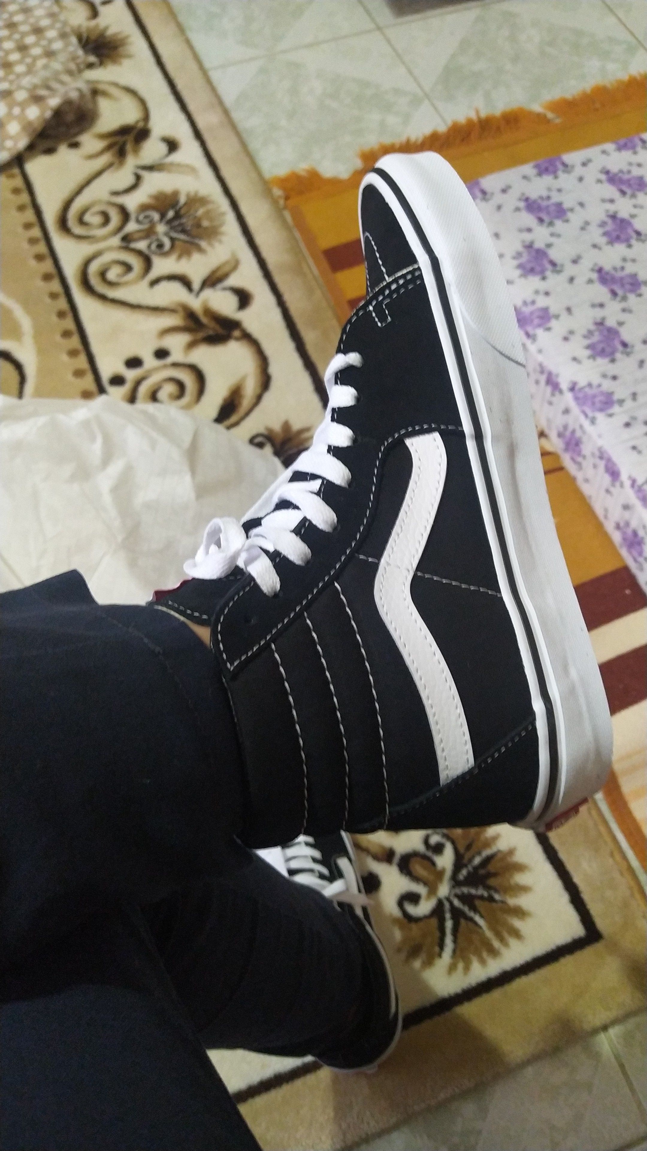 اسنیکر زنانه مشکی ونس Vans VD5IB8C photo review