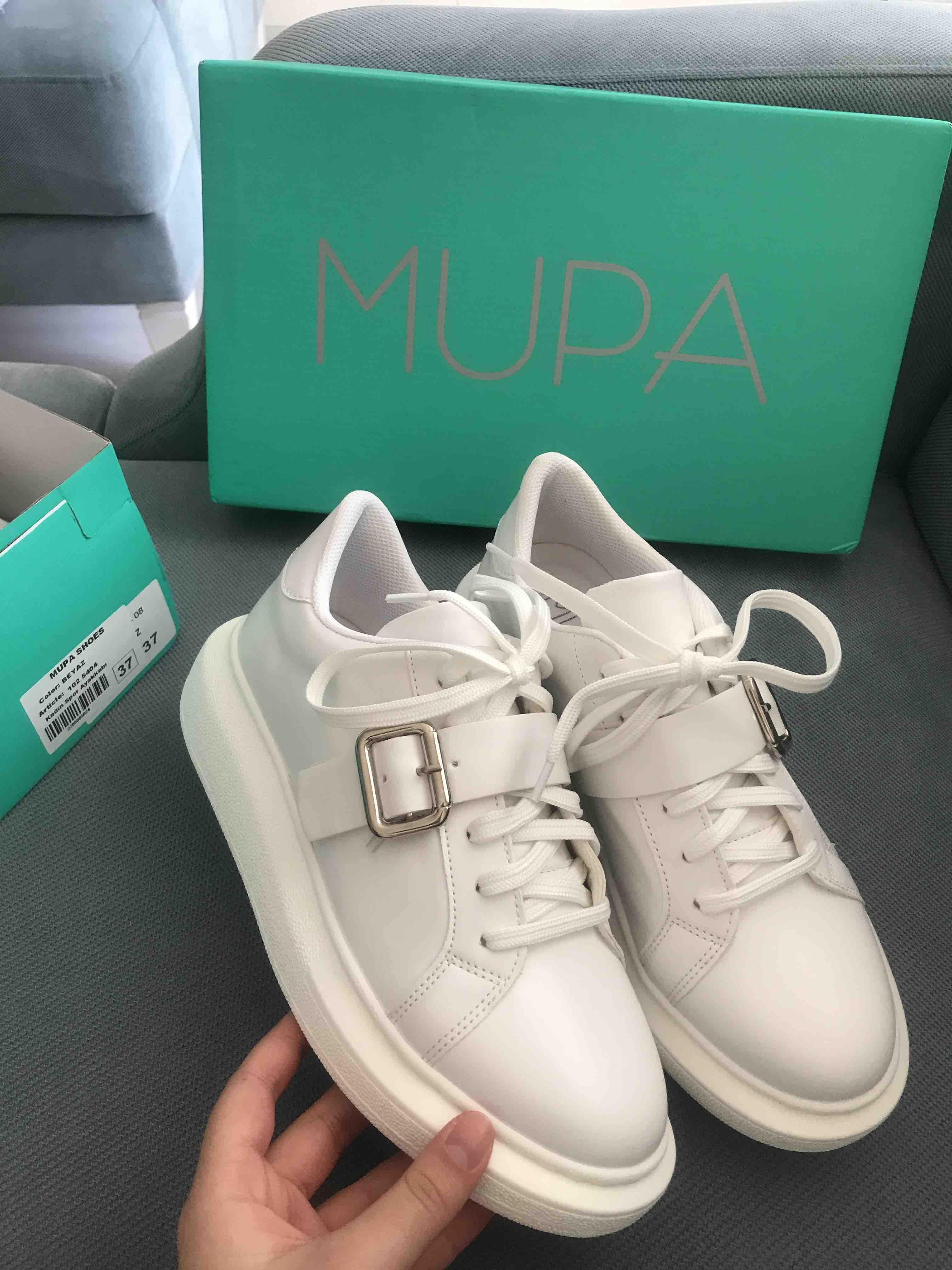 اسنیکر زنانه سفید  Mupa Shoes 102 5404 photo review