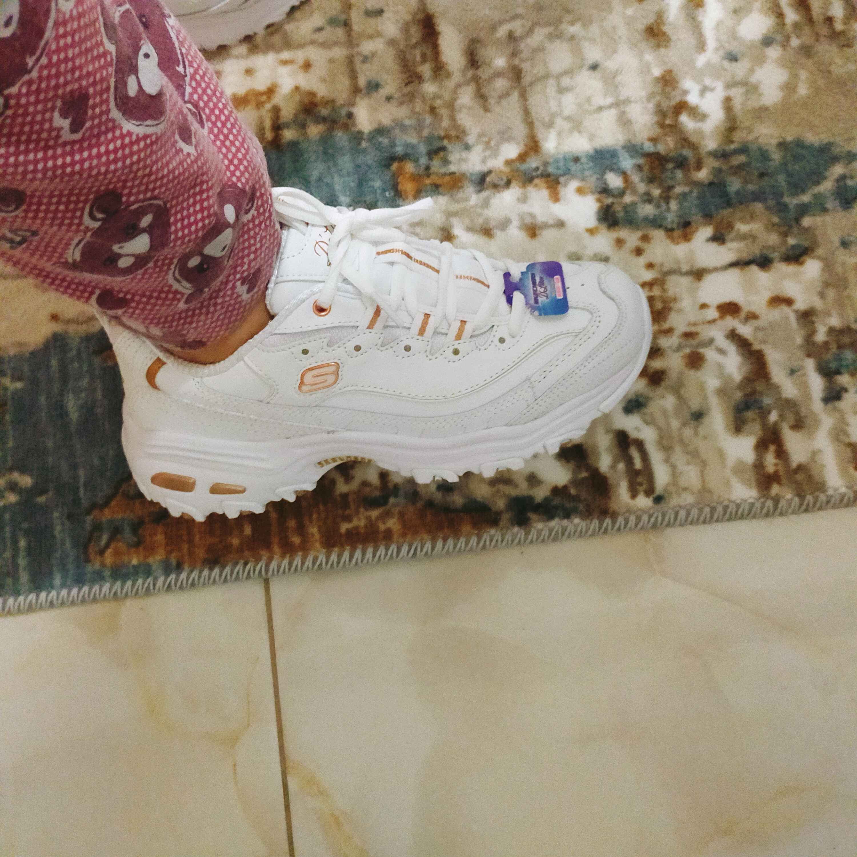 اسنیکر زنانه سفید اسکیچرز Skechers 11931 WTRG photo review