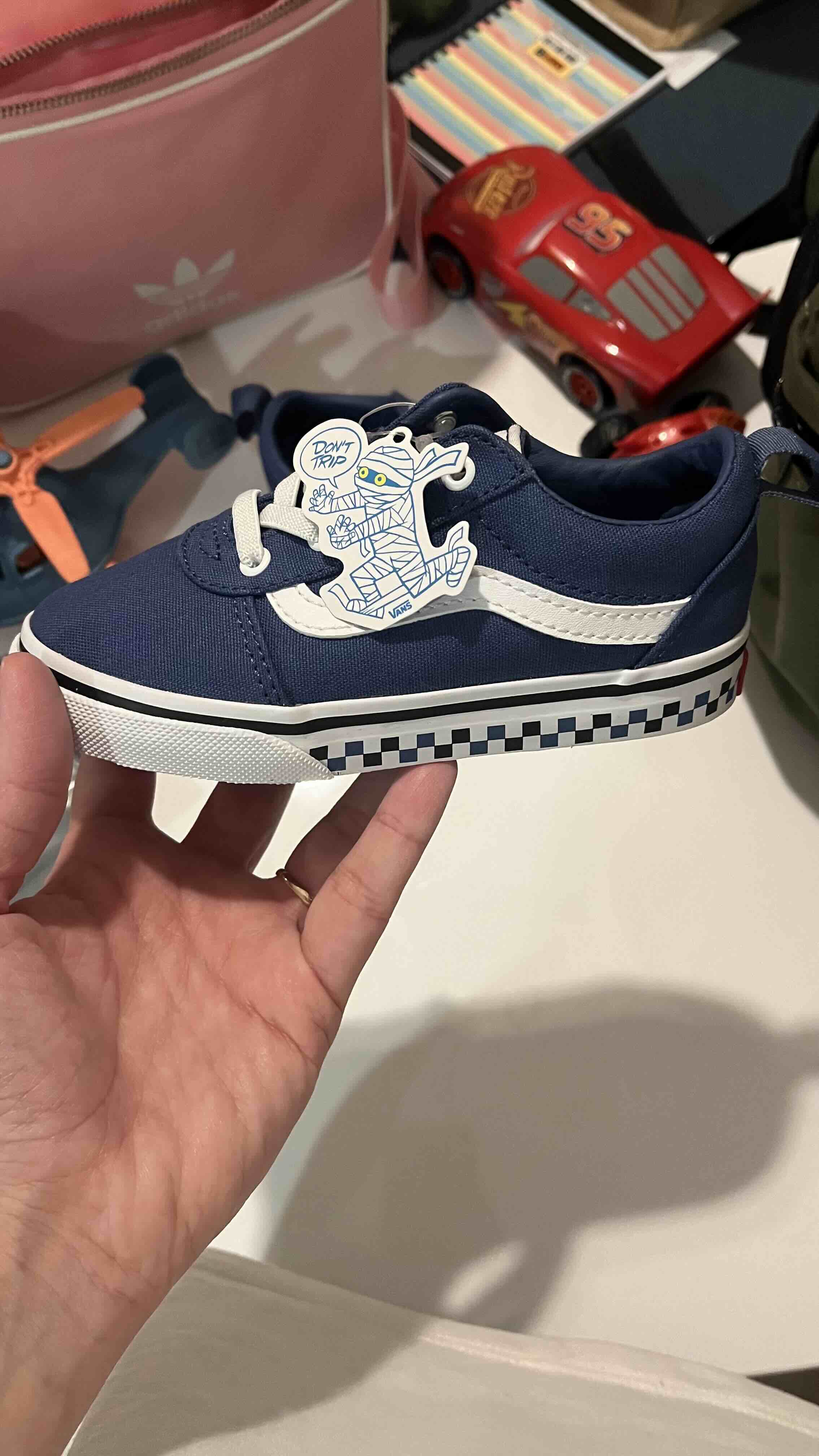 اسنیکر پسرانه برند ونس Vans اورجینال VN0A3QU1BLU1 photo review