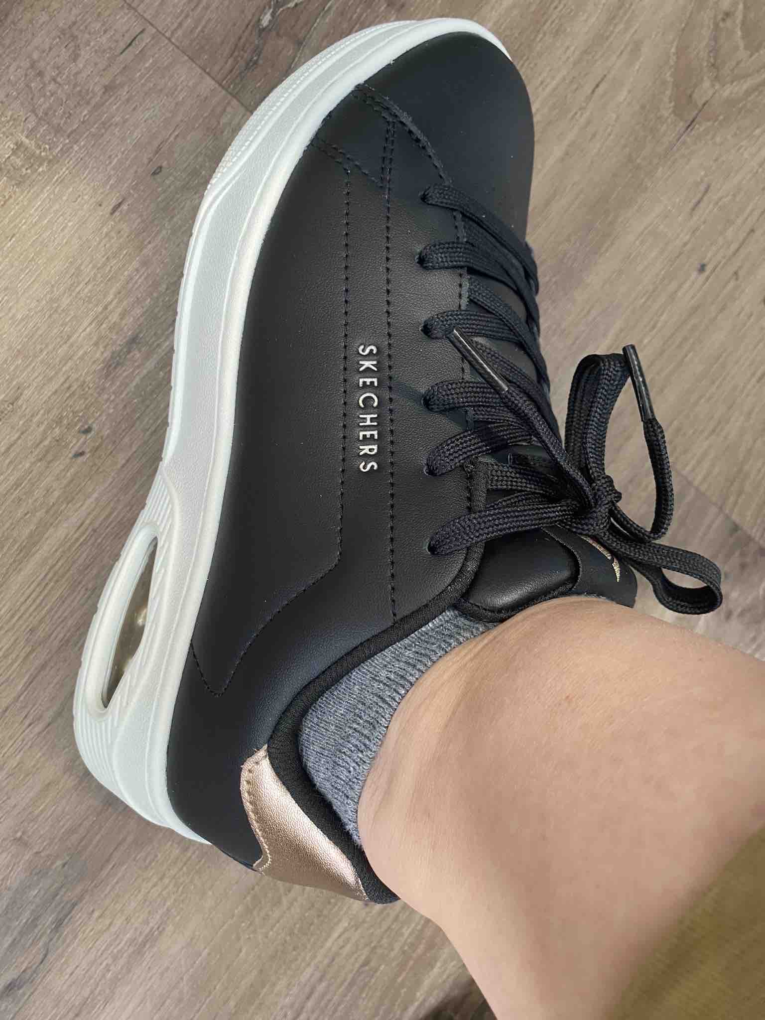 کتانی رانینگ زنانه مشکی اسکیچرز Skechers 177700 BLK photo review