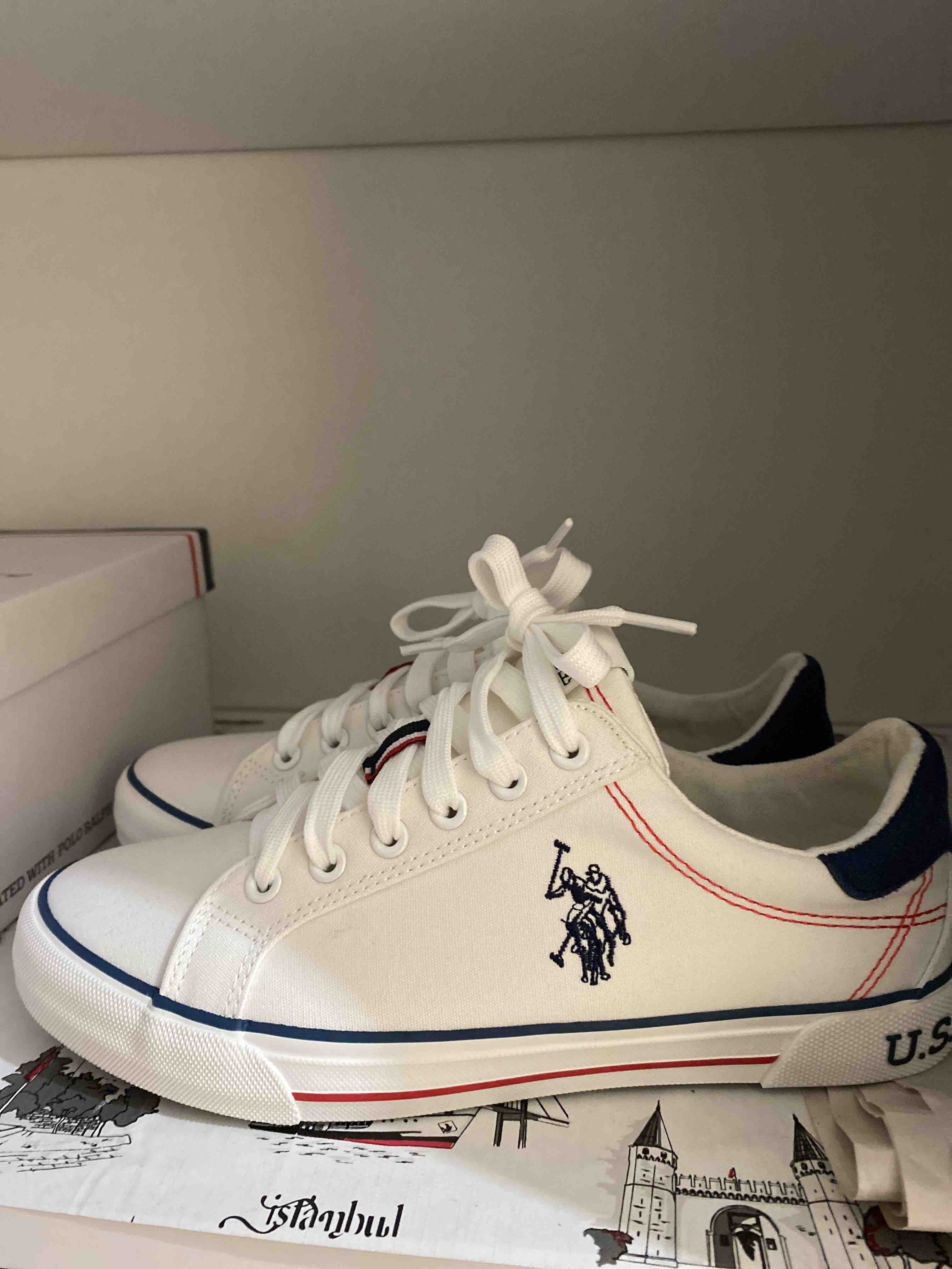 اسنیکر زنانه سفید یو اس پلو U.S. Polo Assn. RACHEL 3FX photo review