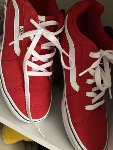 اسنیکر زنانه قرمز ونس Vans VN0005W8Y521 photo review