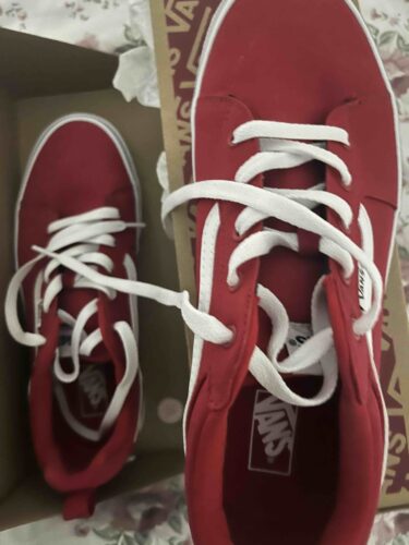 اسنیکر زنانه قرمز ونس Vans VN0005W8Y521 photo review